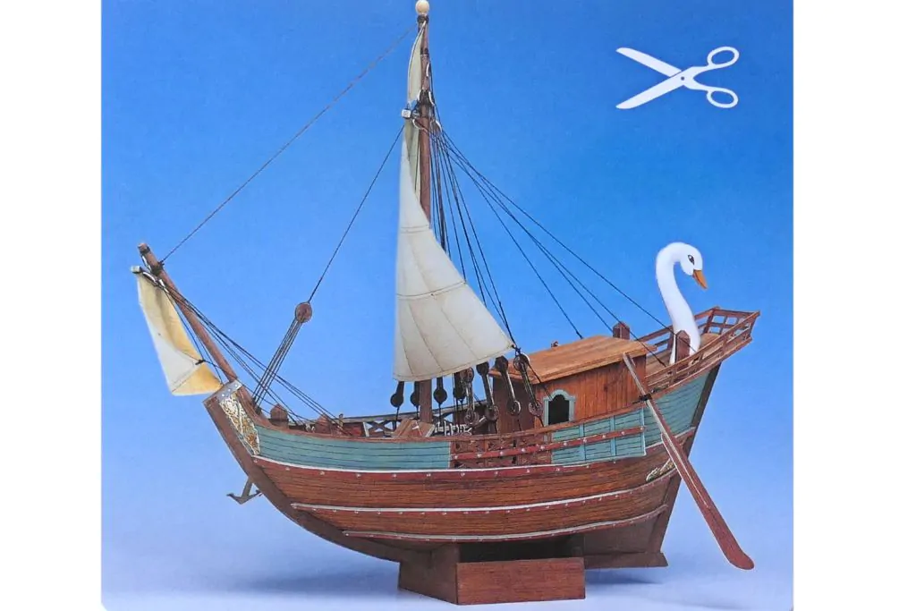 Bastelbogen römisches Frachtschiff 