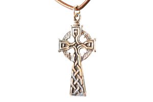 Celtic Cross Pendant, Bronze