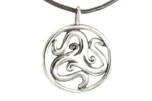 Pendentif Triskel Celte, Argent