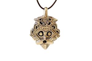 Masken-Amulett, Bronze