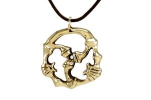 Roman Triskelion Pendant, Bronze