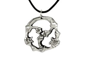 Roman Triskelion Pendant, Silver