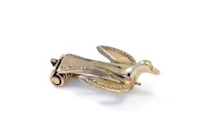 Kleine Römische Vogelfibel, Bronze