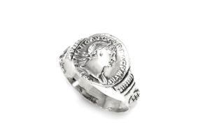Roman Ring Trajan, Silver