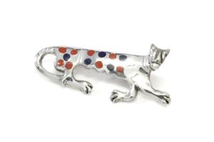 Roman Panther Brooch, Silver