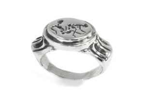 Roemischer Sex Ring Silber