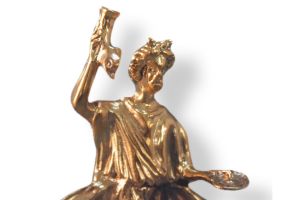 Statuette d'un Lar, Bronze