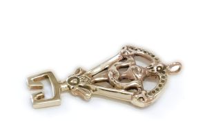 Viking Key Pendant, Bronze