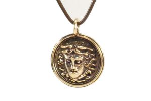 Medusa Amulett, Bronze