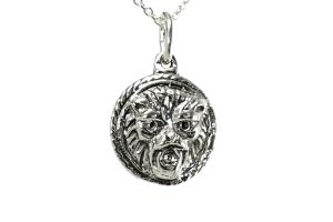 Pendentif lion romain, Argent