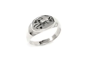 Roman Signet Ring Capricornus, Silver