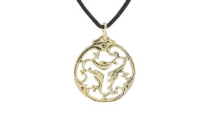 Petite Pendentif Dauphin d'Or