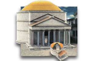 Panthéon de Rome, 1:300