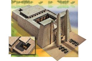 Maquette Temple Égyptien 1:300