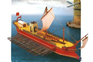 Römisches Kriegsschiff 1:100