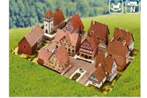 Village with Timbered Houses, 1:160